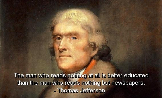Jefferson Quotes On Education
 Thomas Jefferson Quotes & Sayings 1208 Quotations