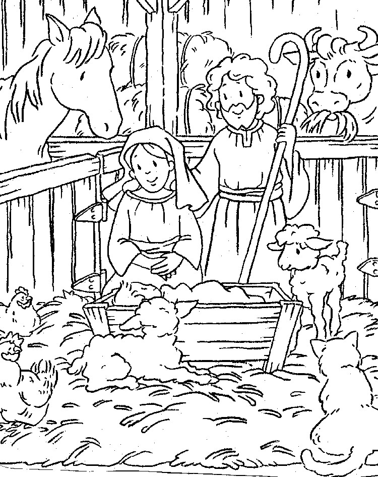 Jesus Coloring Pages For Kids Printable
 Free Printables and Coloring Pages for Advent Zephyr Hill
