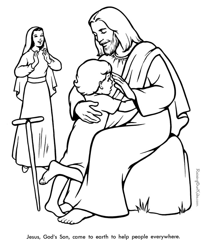 Jesus Coloring Pages For Kids Printable
 Storytime At Church