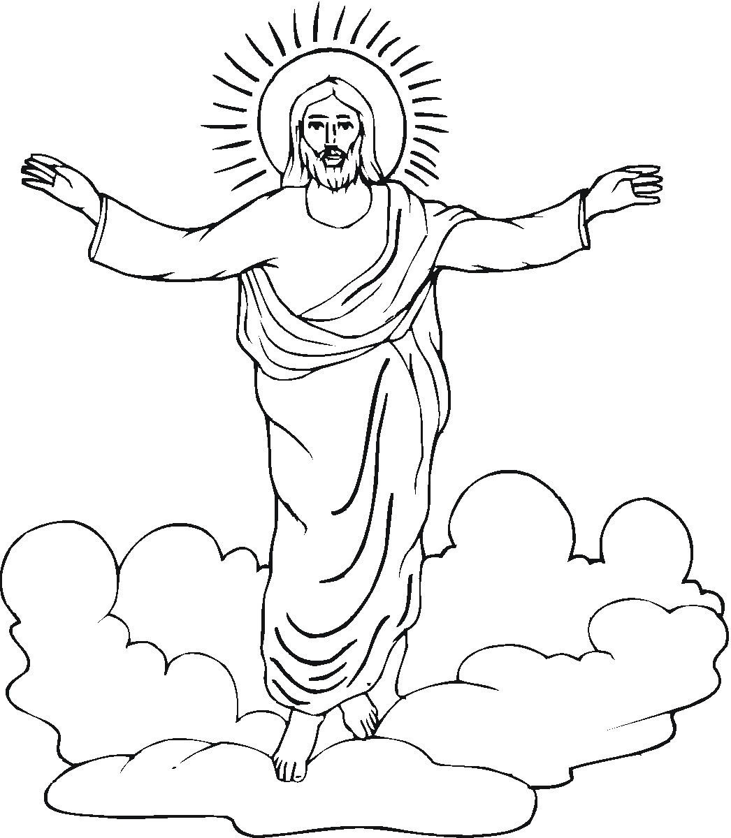Jesus Coloring Pages For Kids Printable
 EASTER COLOURING RELIGIOUS EASTER COLORING PICTURE