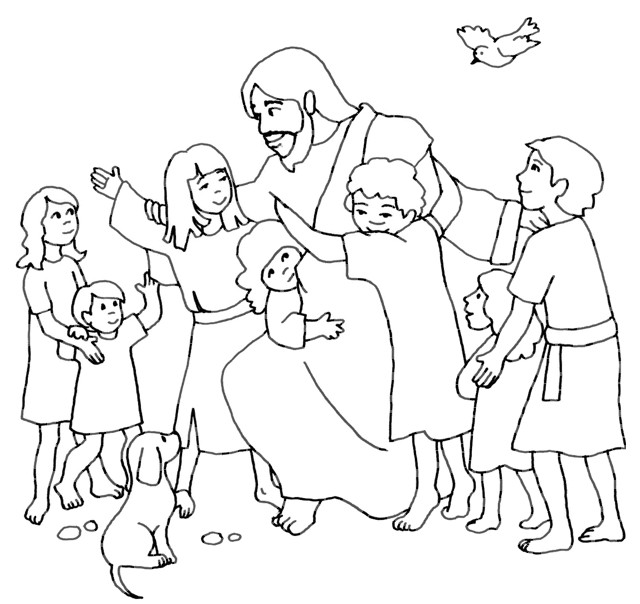 Jesus Coloring Pages For Kids Printable
 Jesus Loves The Little Children Coloring Pages Coloring Home