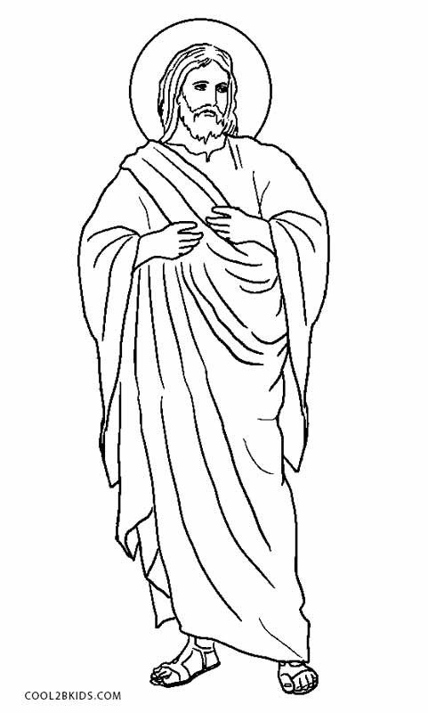 Jesus Coloring Pages For Kids Printable
 Free Printable Jesus Coloring Pages For Kids