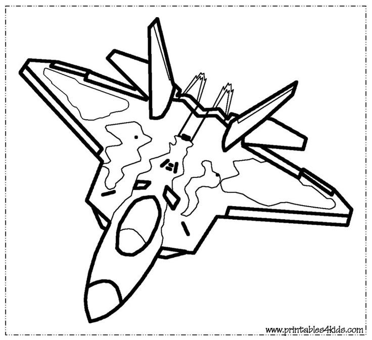 Jet Coloring Pages
 Fighter Jet Coloring Page Printables for Kids – free