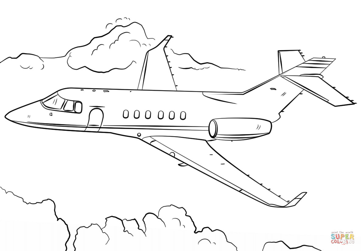 Jet Coloring Pages
 Jet Airplane coloring page