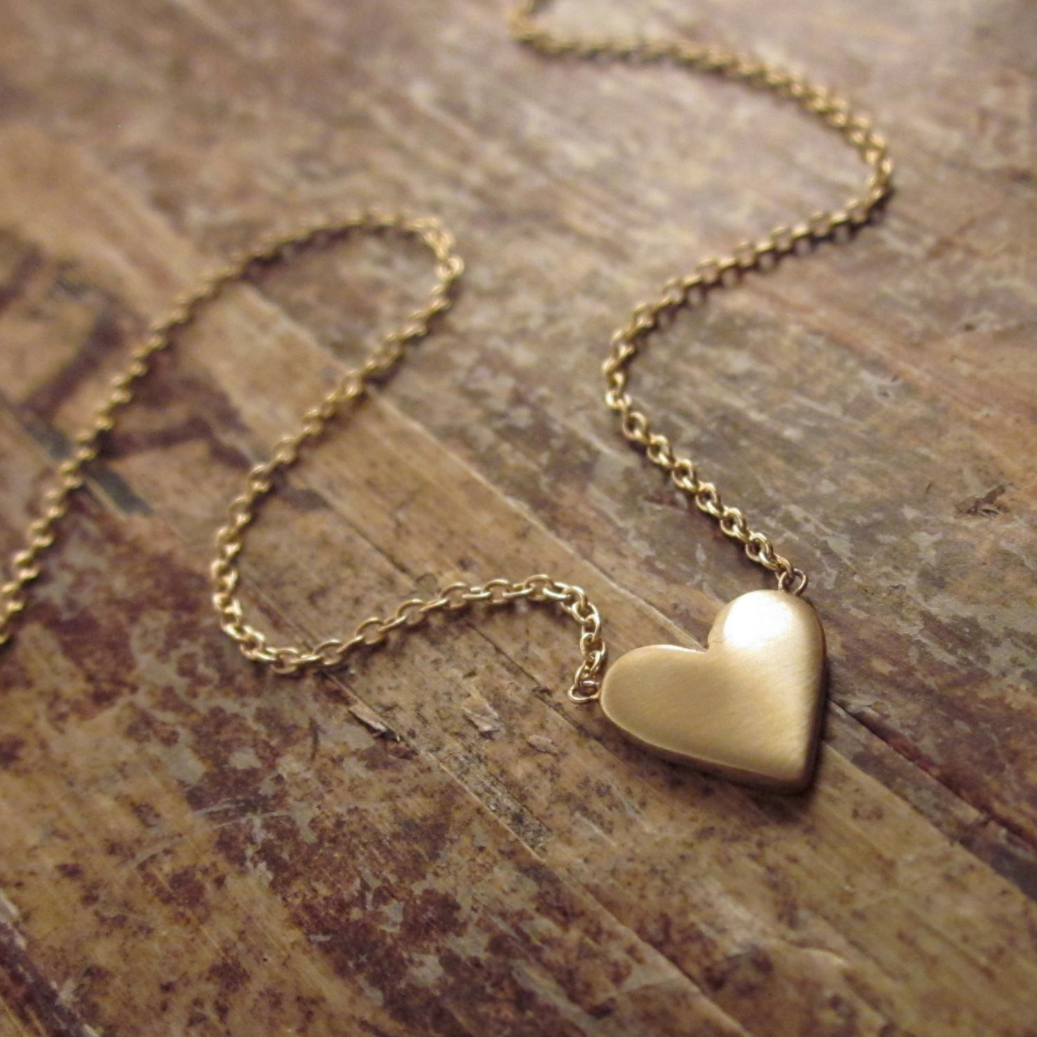 Jewelry Gift Ideas For Girlfriend
 14K Gold Heart Necklace Wife Gift Girlfriend Gift 14K Gold