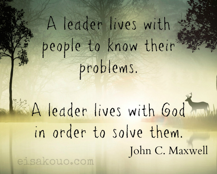 John Maxwell Leadership Quote
 John Maxwell quote on leadership