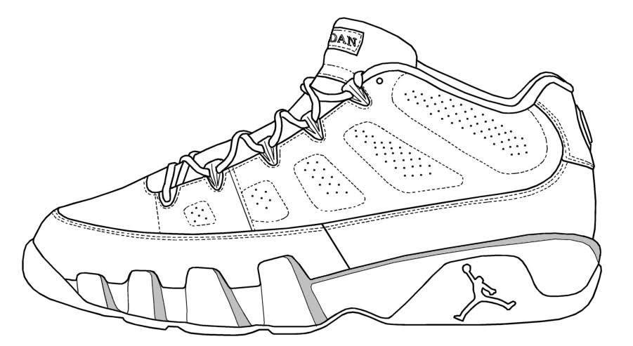 Jordan 11 Coloring Pages
 Go nuts with these Jumpman Pros