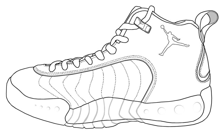 Jordan 11 Coloring Pages
 Go nuts with these Jumpman Pros