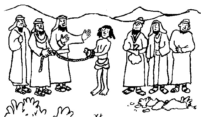 Joseph Sold Into Slavery Coloring Pages
 TRIED AND TESTED JOSEPH SOLD INTO DESTINY