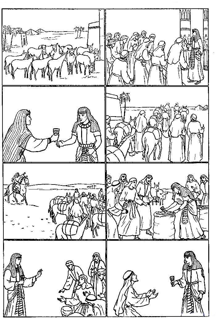 Joseph Sold Into Slavery Coloring Pages
 Bible Coloring Pages Joseph Sold Into Slavery Coloring Home