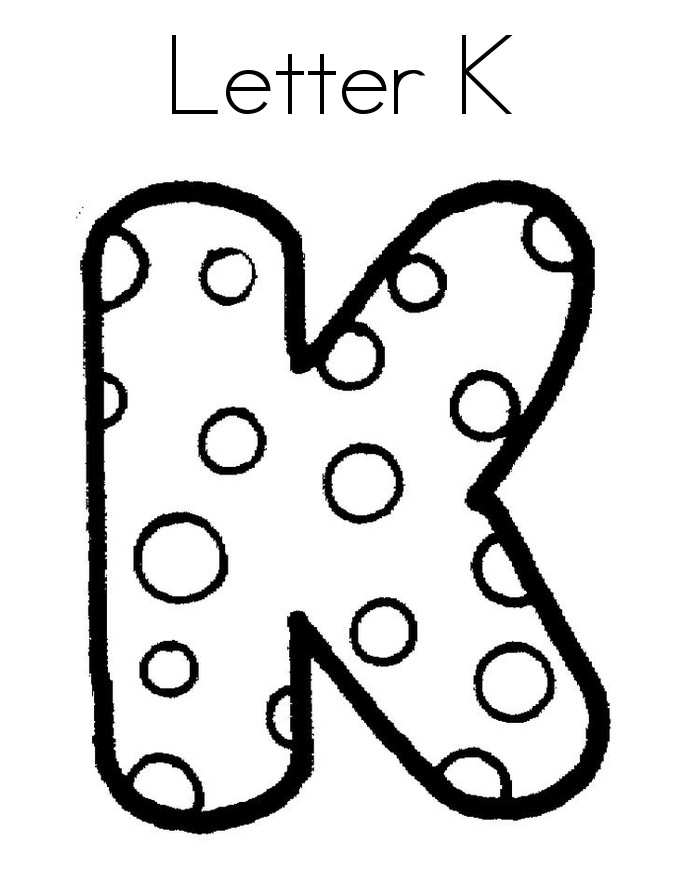 K Coloring Pages
 Letter K coloring pages to and print for free