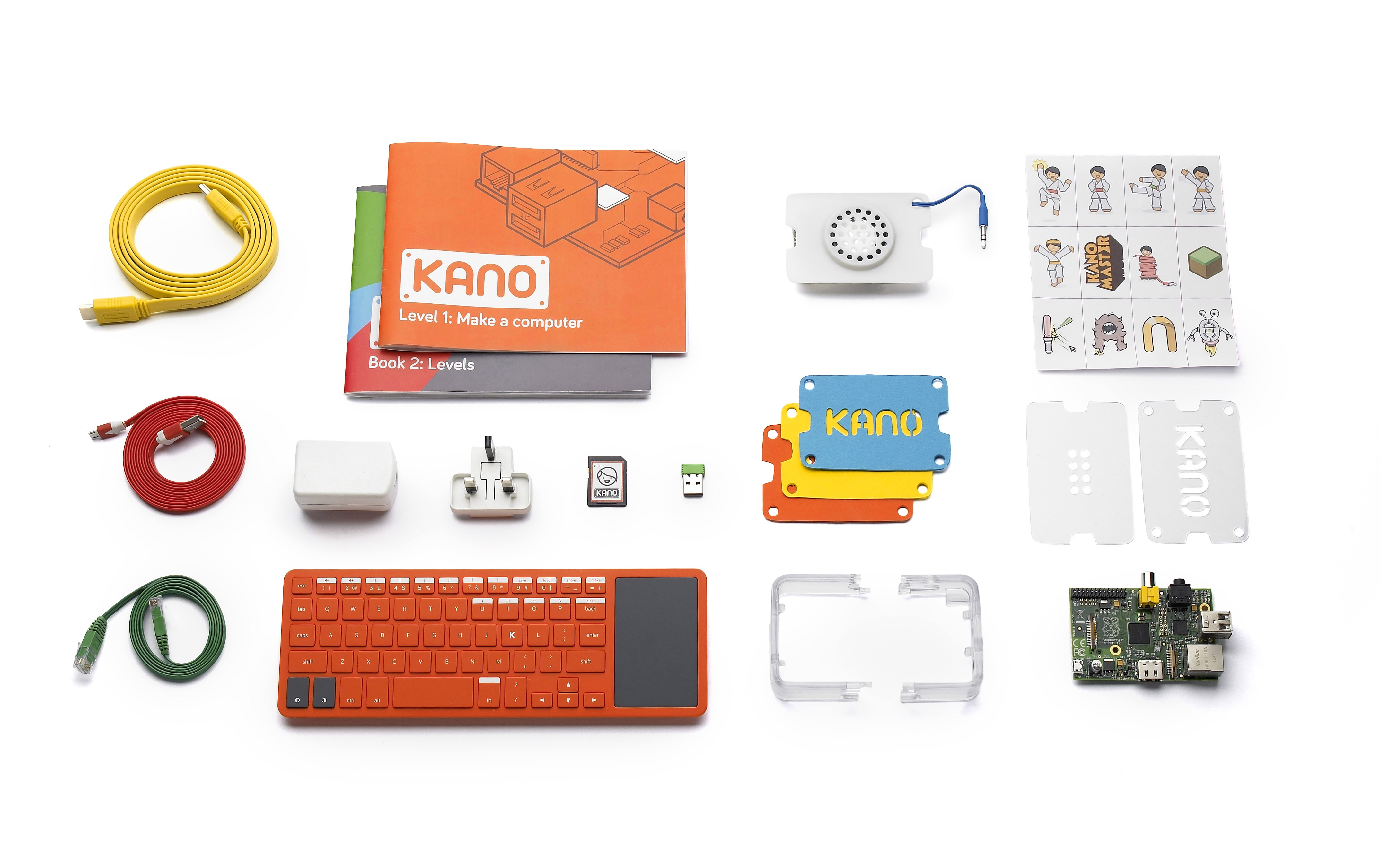 Kano DIY Computer Kit
 The Kano Kit—Building a Raspberry Pi puter