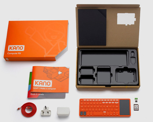 Kano DIY Computer Kit
 kano DIY puter kit by MAP project office uses raspberry pi