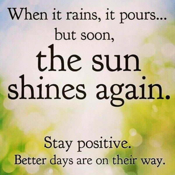 Keeping Positive Quote
 stay positive