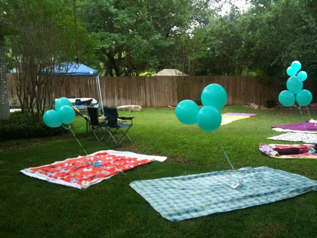 Kid Backyard Party Ideas
 great idea for outdoor kids party