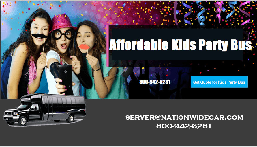 Kids Birthday Party Bus
 Affordable Kids Party Bus Rental Kids Birthday Party Bus