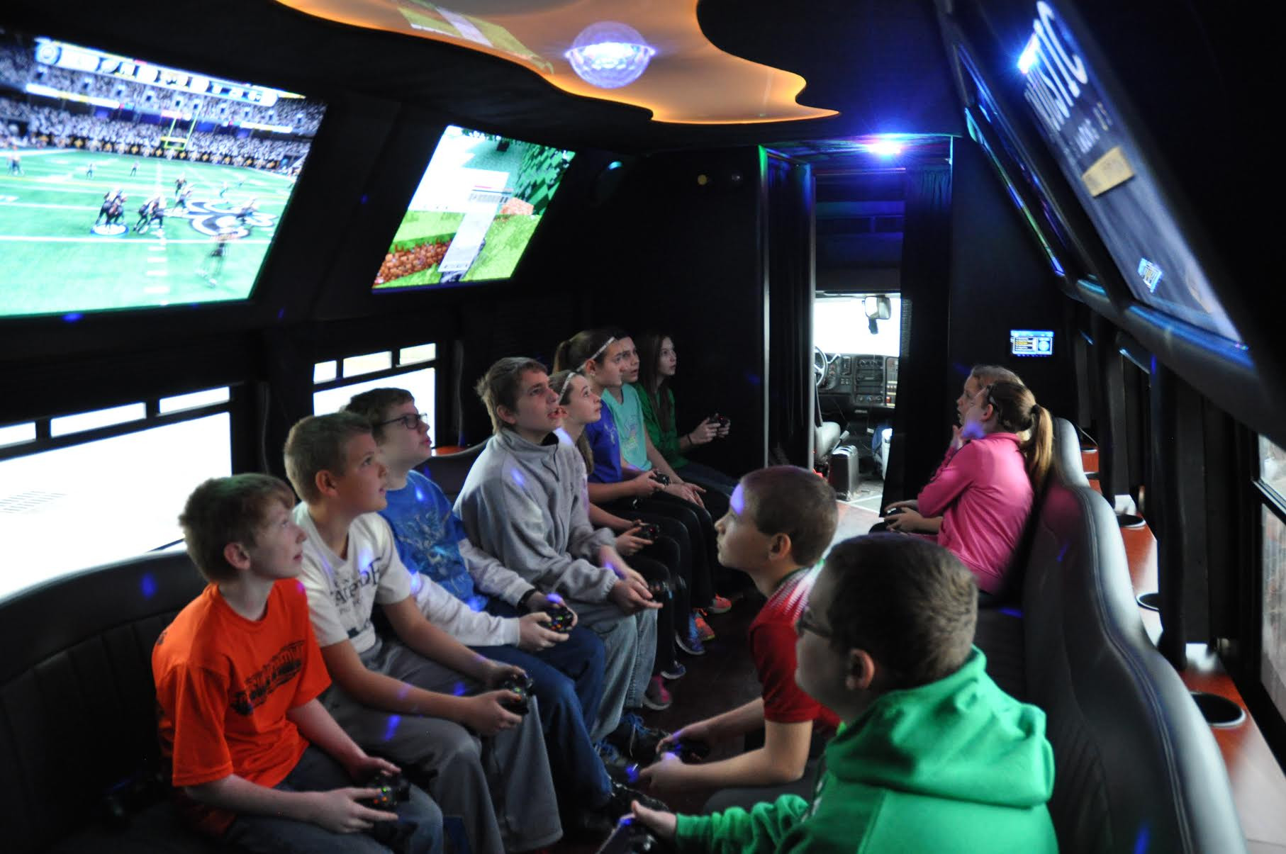 Kids Birthday Party Bus
 Video Game Truck Party Bus