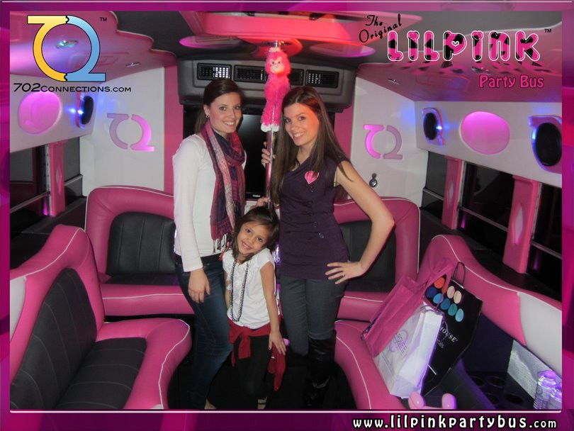 Kids Birthday Party Bus
 LILPINK Party Bus Bachelorette Parties Weddings Girls