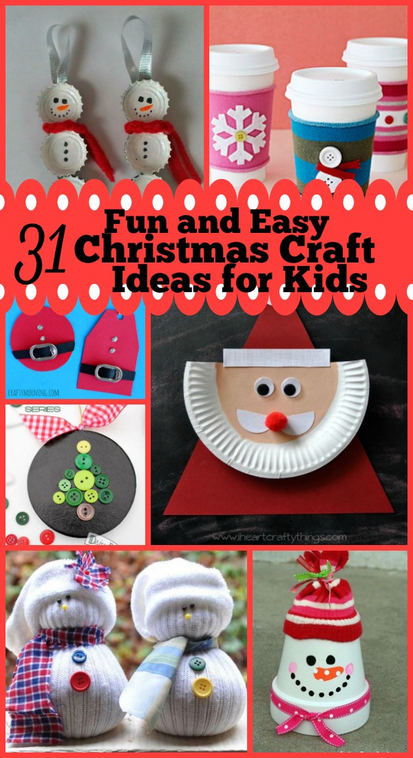 Kids Christmas Craft Gifts
 31 Easy and Fun Christmas Craft Ideas for Kids Christmas