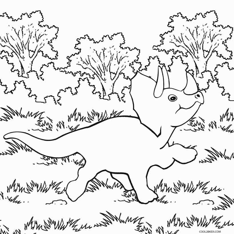 Kids Coloring Pages Dinosaur
 Printable Dinosaur Coloring Pages For Kids