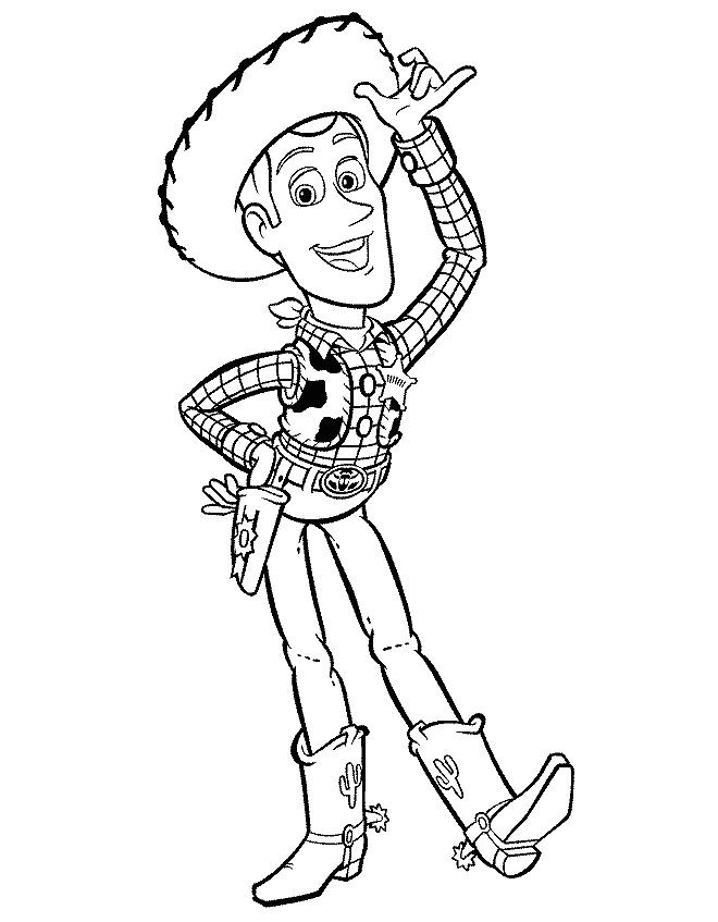 Kids Coloring Pages Performing Arts Boys
 Toy Story free printable coloring pages 4 A