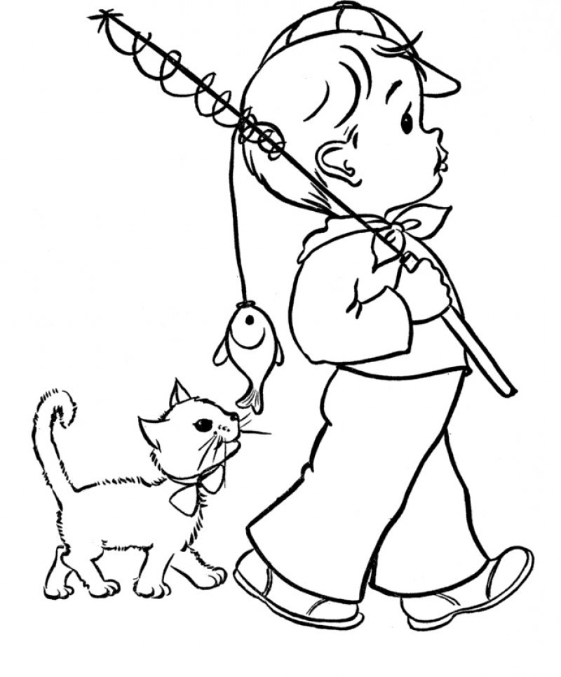 Kids Coloring Pages Performing Arts Boys
 Free Picture A Little Boy Download Free Clip Art Free