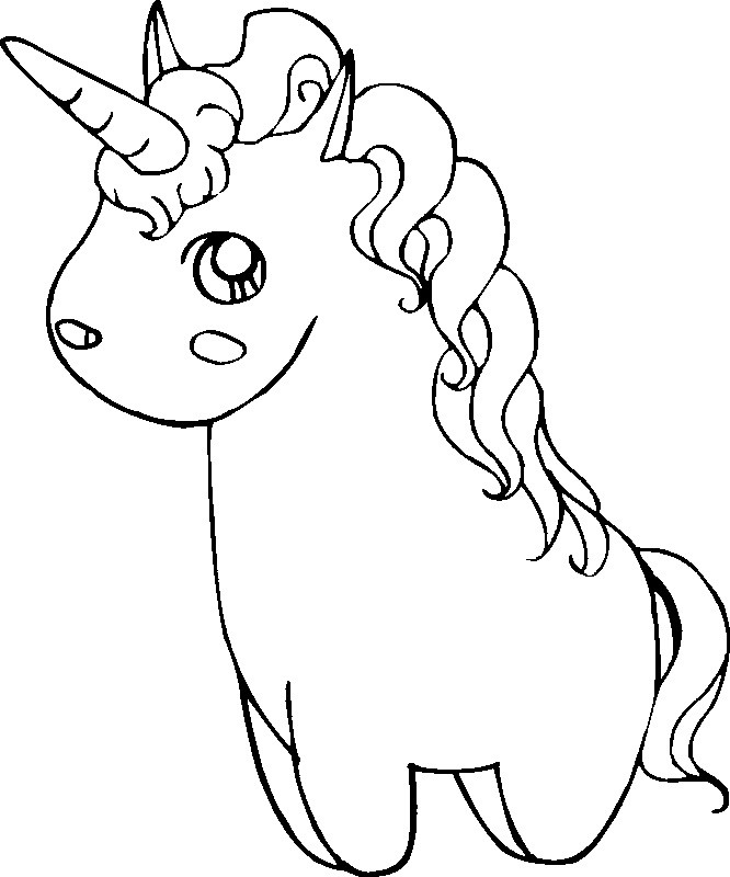 Kids Coloring Pages Unicorn
 Unicorn Coloring Pages For Kids AZ Coloring Pages