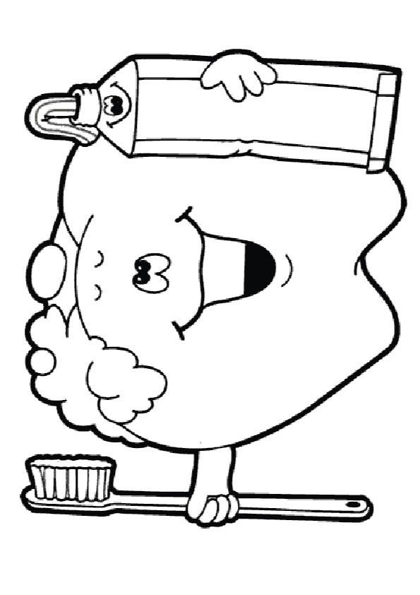 Kids Dental Coloring Pages
 print coloring image