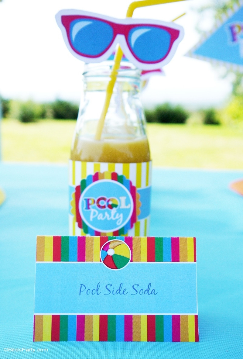 Kids Summer Pool Party Ideas
 Pool Party Ideas & Kids Summer Printables Party Ideas