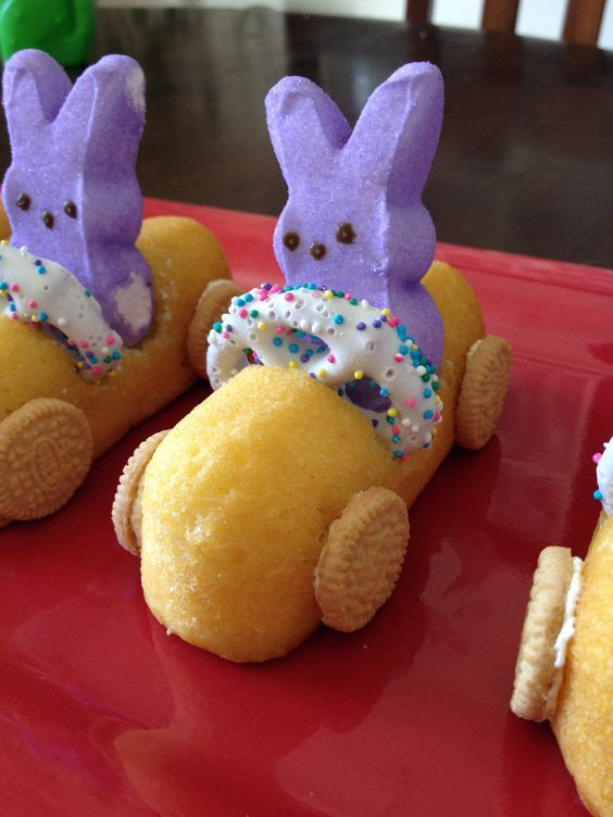 Kindergarten Easter Party Food Ideas
 Wonderful DIY Easter Bunny Peeps Race Cars