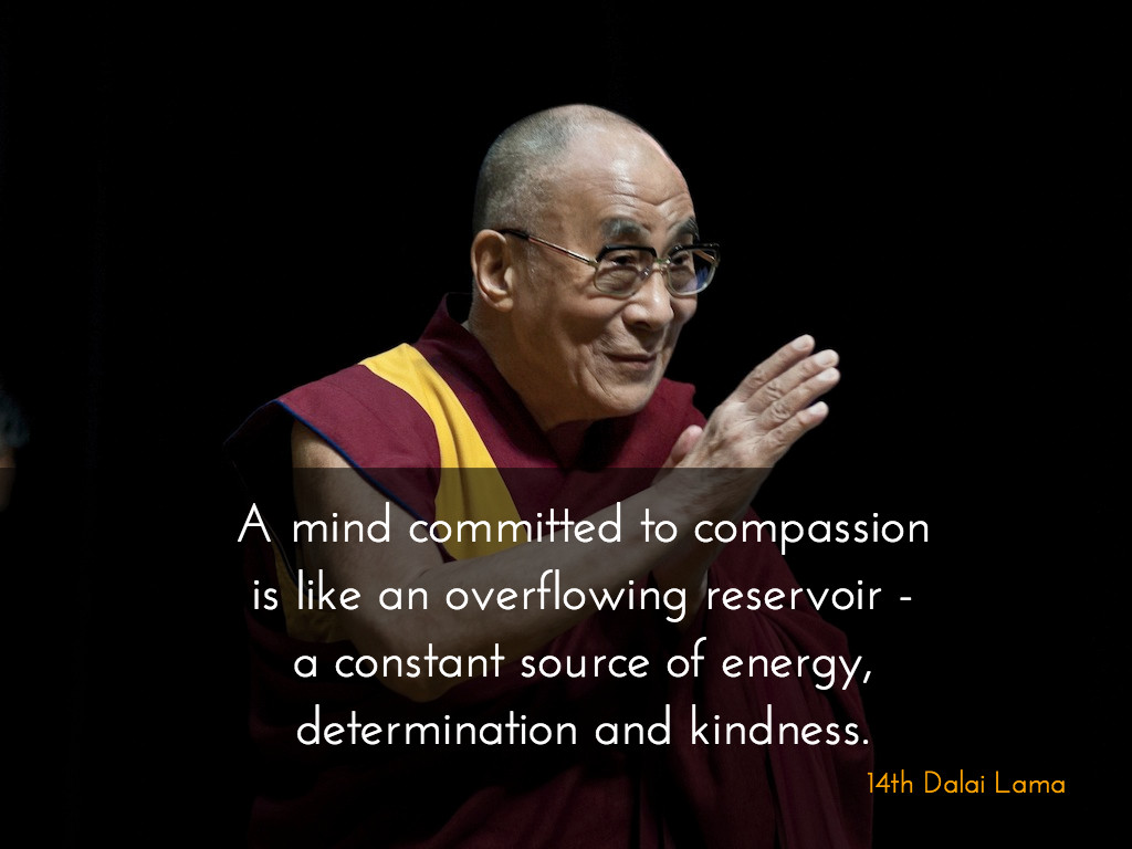 Kindness Quotes Dalai Lama
 A mind mitted to passion is like a overflowing