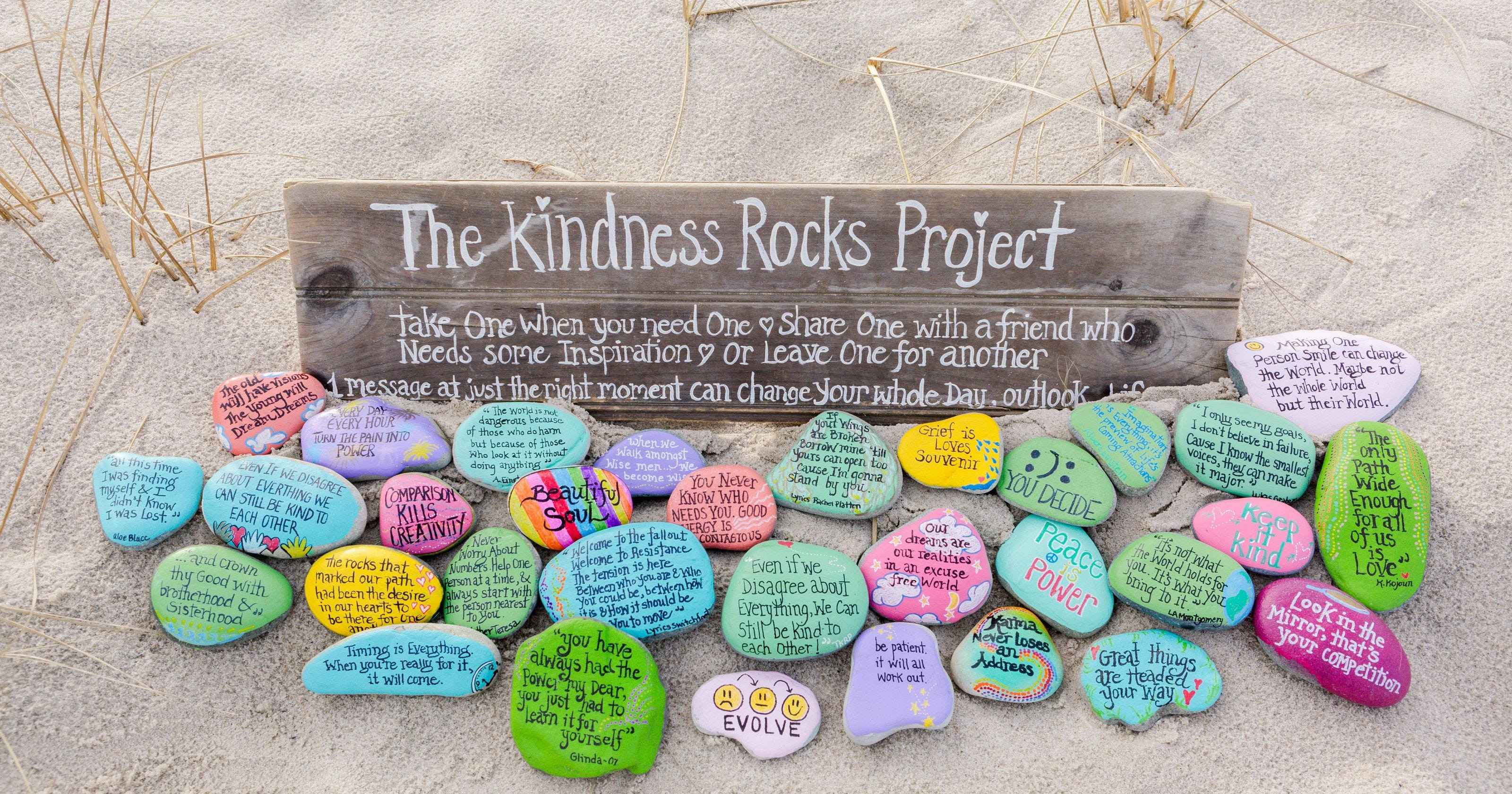 Kindness Rocks Quotes
 It’s not just a rock It’s a project of kindness