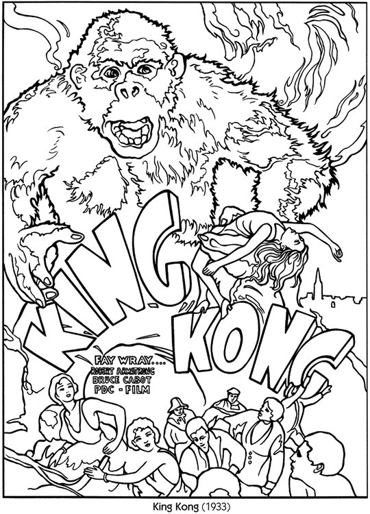King Kong Coloring Pages
 Holly s Horrorland Alternate Endings to King Kong