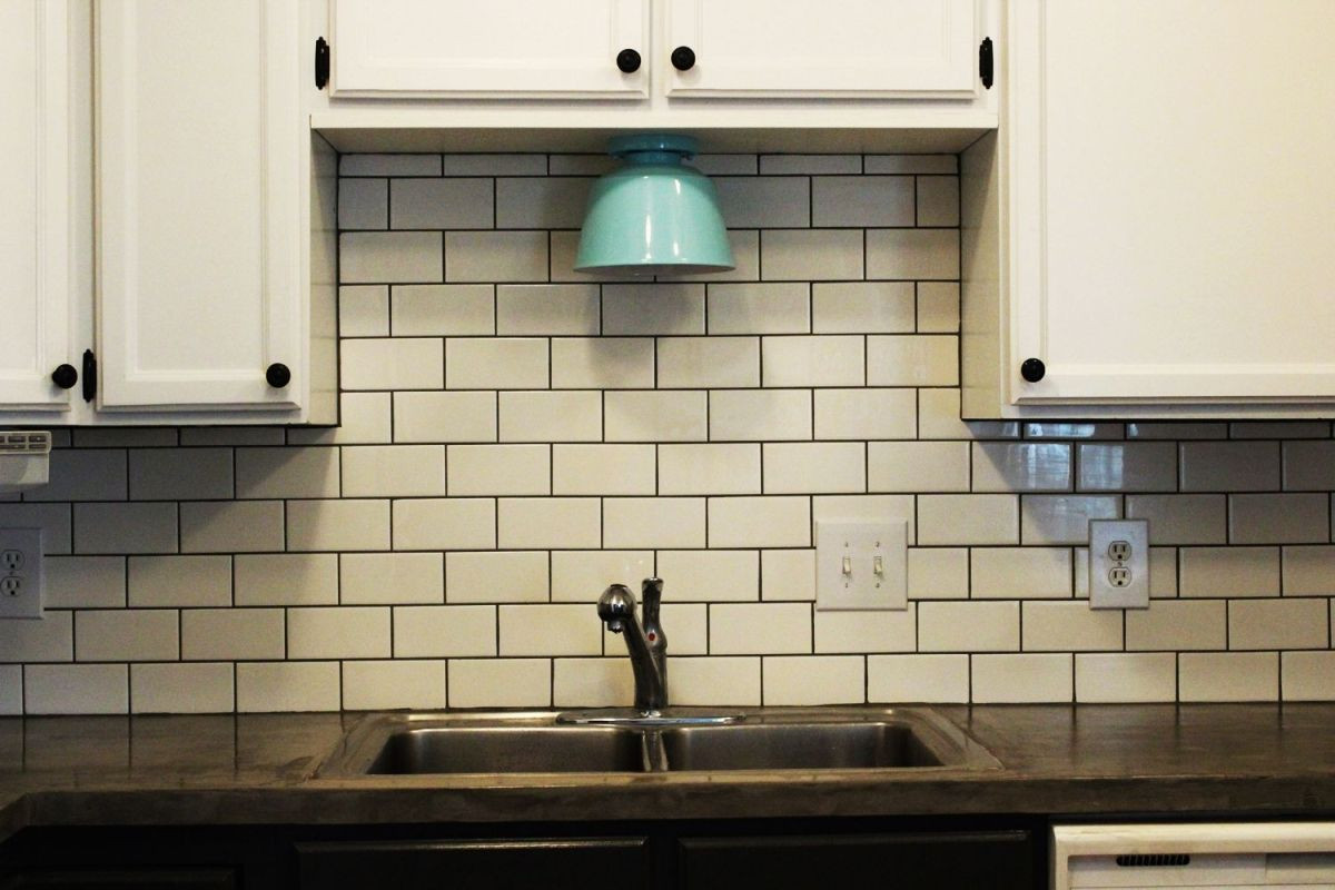 Kitchen Backsplash Subway Tile
 How to Install a Subway Tile Kitchen Backsplash