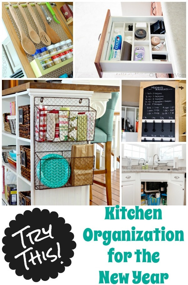 Kitchen Organization DIY
 36 Tips for Getting Organized in 2016 Four Generations