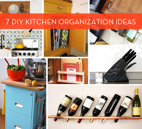 Kitchen Organization DIY
 7 DIY Kitchen Organization Ideas