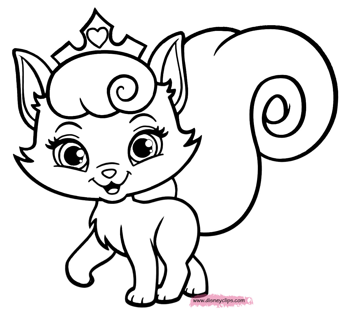 Kitten Printable Coloring Pages
 Kitten And Puppy Coloring Pages To Print Coloring Home