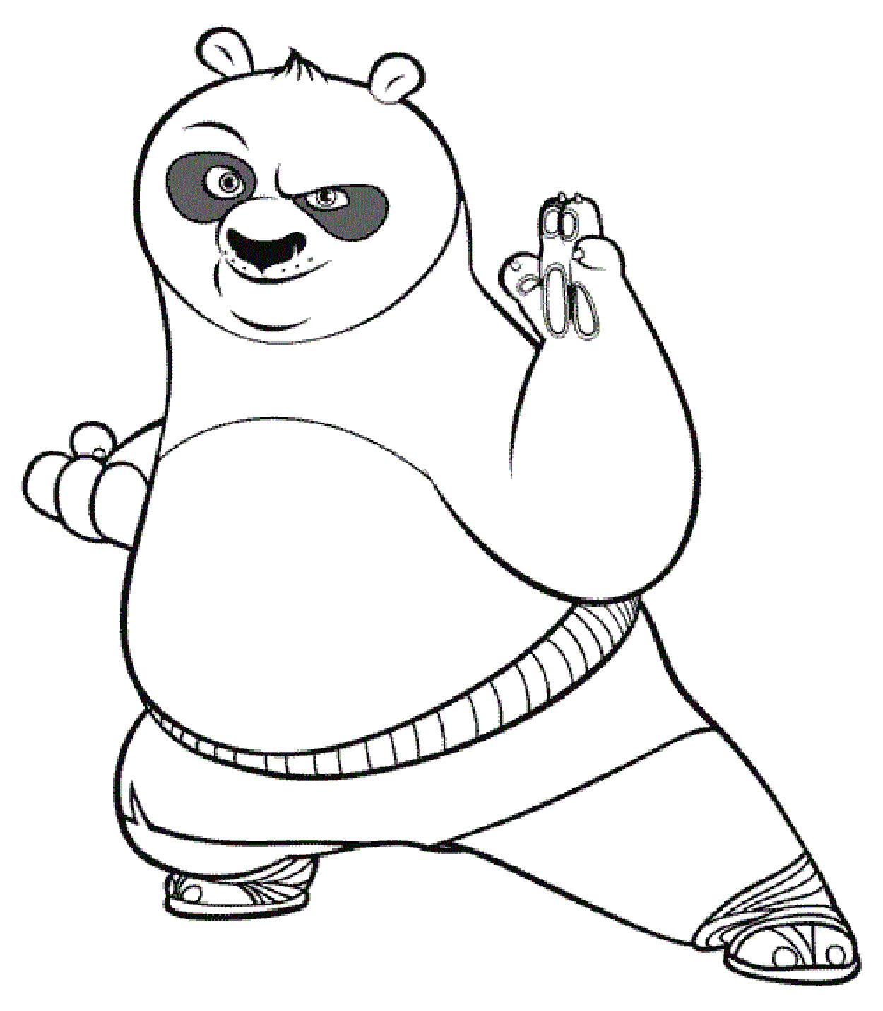 Kungfu Panda Coloring Pages
 colours drawing wallpaper Kung Fu Panda Colour Drawing HD