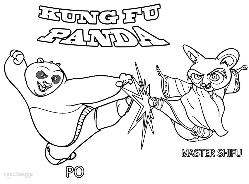 Kungfu Panda Coloring Pages
 Printable Kung Fu Panda Coloring Pages For Kids