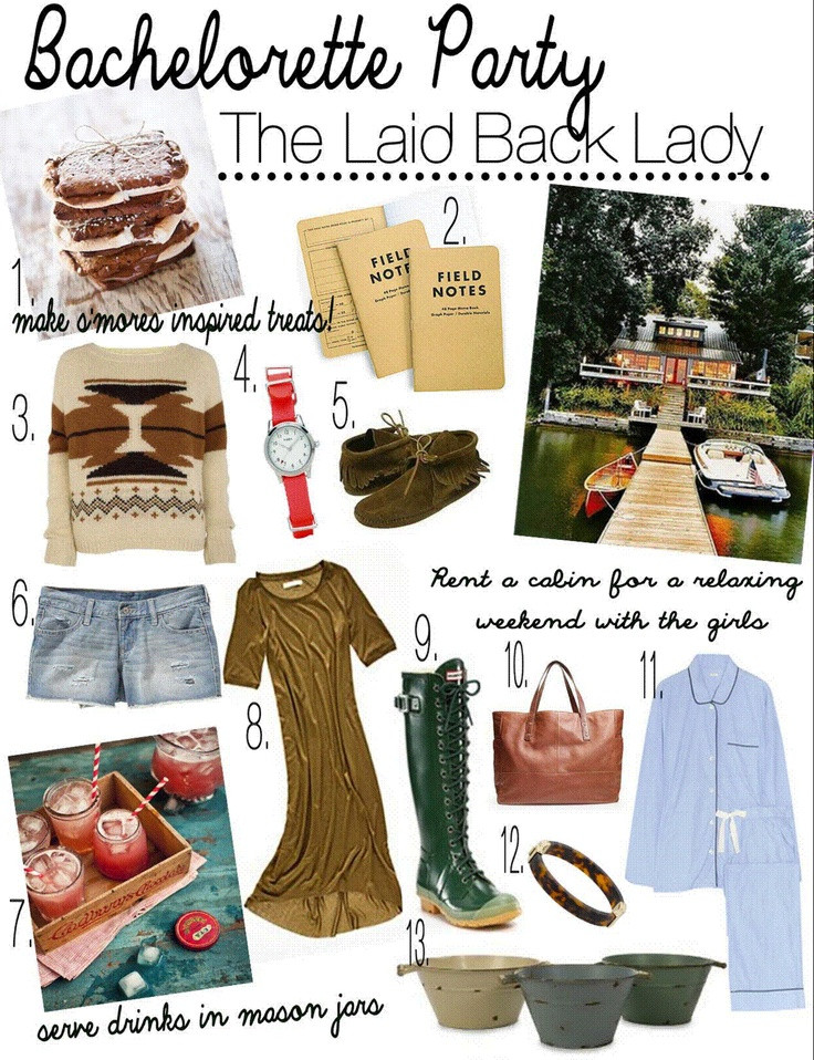 Laid Back Bachelorette Party Ideas
 Bachelorette Party for the Laid Back Lady this is perfect