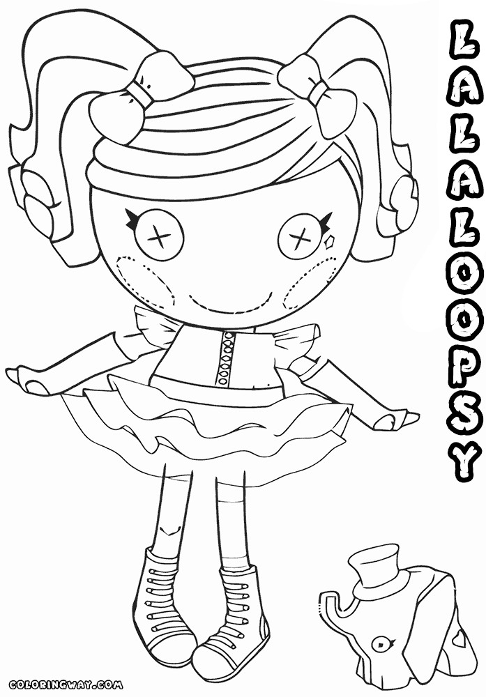 Lalaloopsy Girls Coloring Pages
 Lalaloopsy doll coloring pages