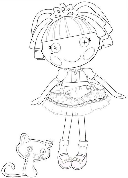 Lalaloopsy Girls Coloring Pages
 Lalaloopsy coloring pages for girls to print for free