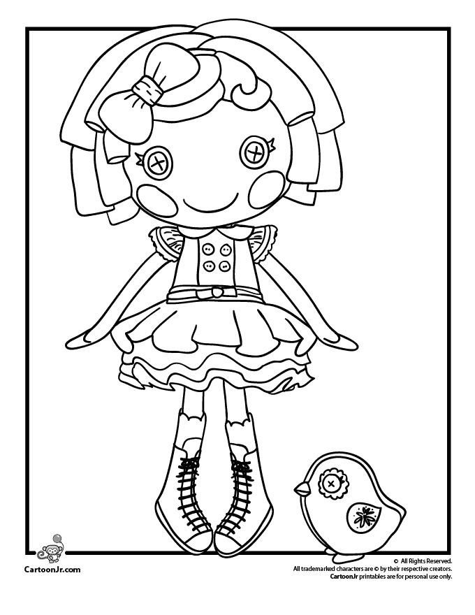 Lalaloopsy Girls Coloring Pages
 Pin by Irina Gershun on Lallaloopsy