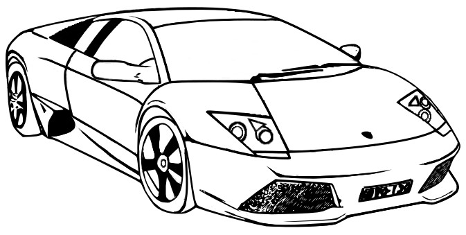 Lamborghini Free Coloring Pages For Boys
 Lamborghini Coloring Pages Coloring pages of CARS