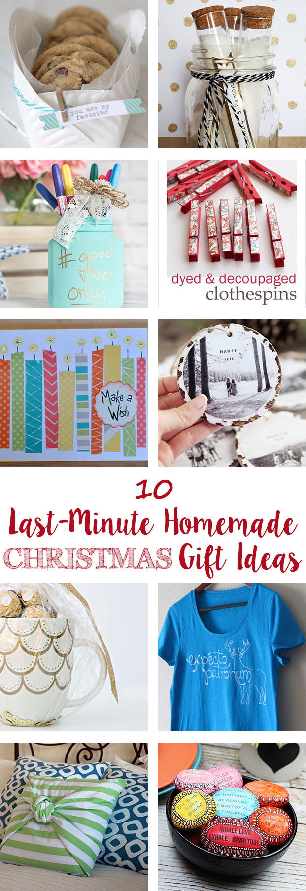 Last Minute DIY Christmas Gifts
 Last Minute Homemade Christmas Gift Ideas • Rose Clearfield