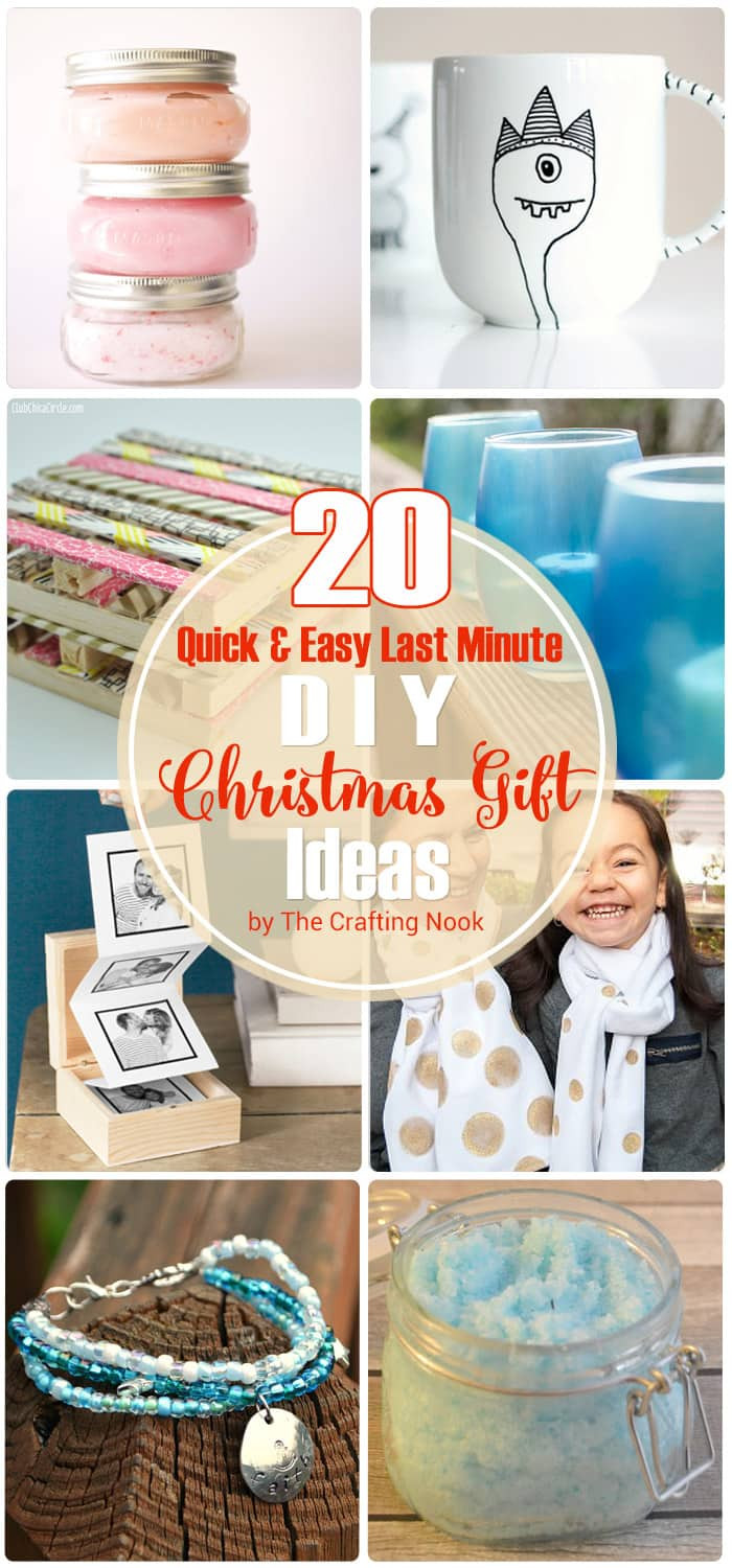 Last Minute DIY Christmas Gifts
 20 Quick & Easy Last Minute DIY Christmas Gifts