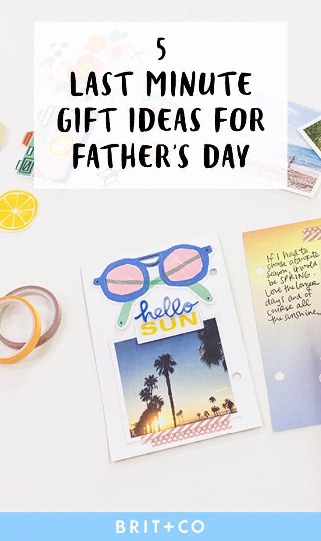 Last Minute Father'S Day Gift Ideas
 5 Easy Last Minute Gift Ideas for Father’s Day