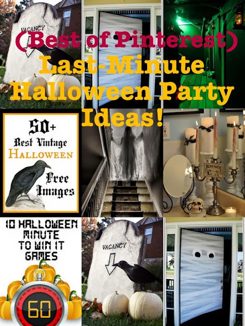 Last Minute Halloween Party Ideas
 Last minute Halloween party ideas for the busy