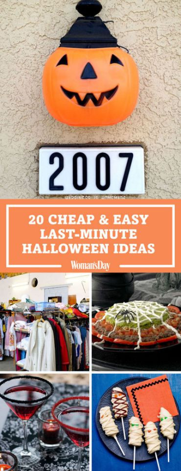 Last Minute Halloween Party Ideas
 25 Cheap and Easy Last Minute Halloween Party Ideas