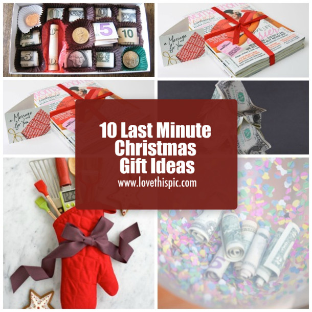 Last Minute Holiday Gift Ideas
 10 Last Minute Christmas Gift Ideas